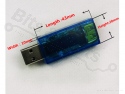 USB Tester met blauw OLED scherm 
